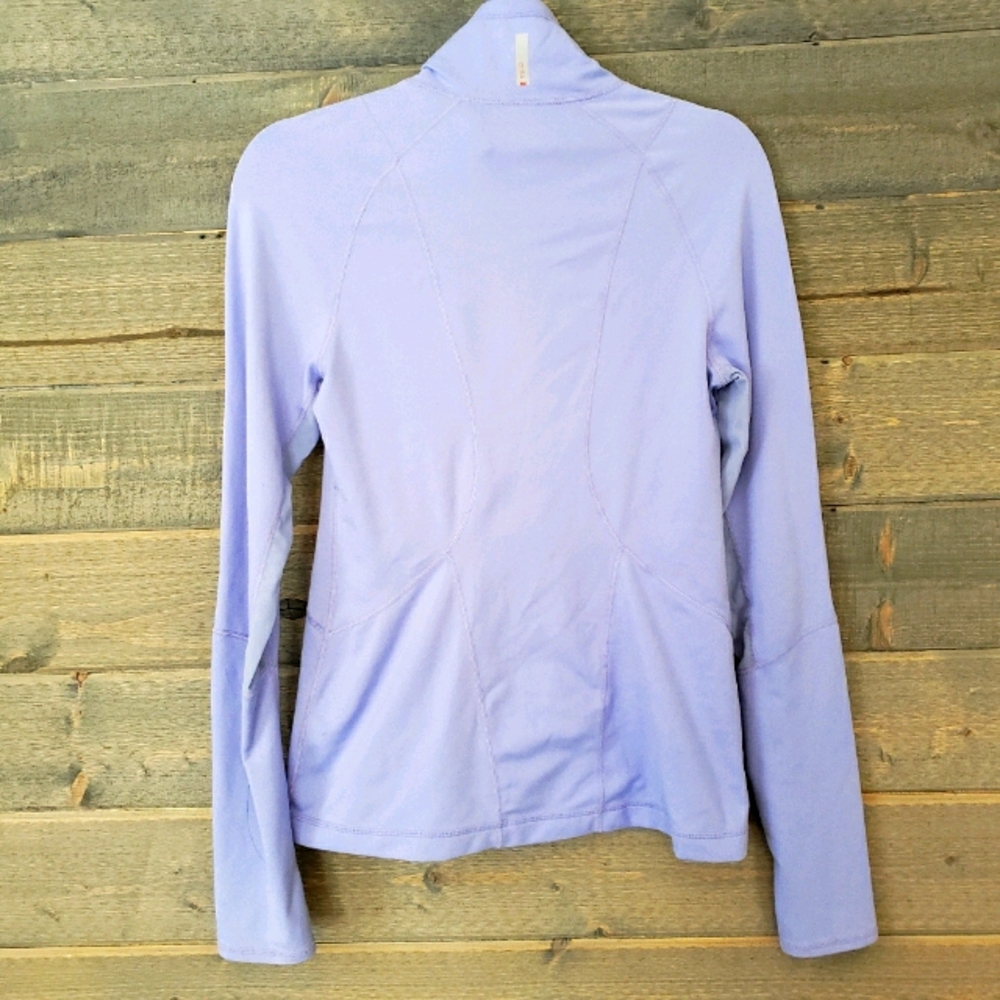 Zella Mesh Full Zip Jacket Small Purple - Picture 6 of 7